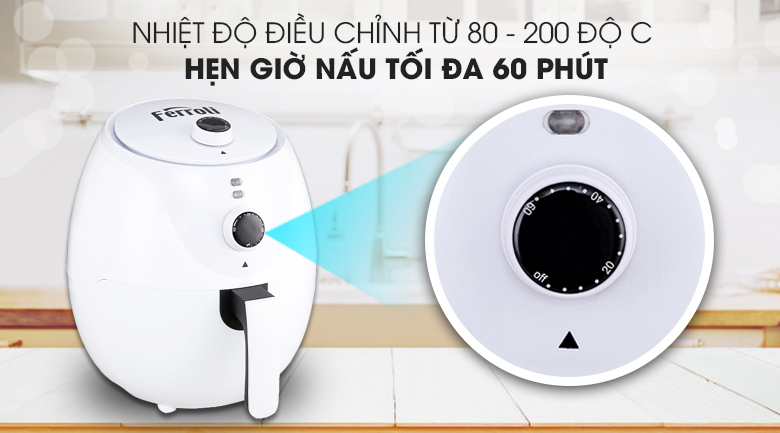 Nồi chiên không dầu Ferroli FAF-4.0M2 4 lít