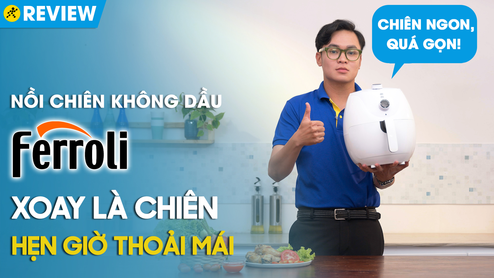 Nồi chiên không dầu Ferroli FAF-4.0M2 4 lít