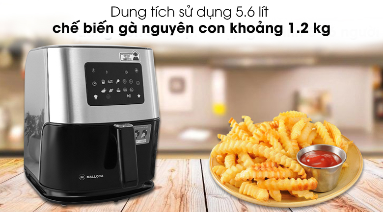 Dung tích sử dụng 5.6 lít