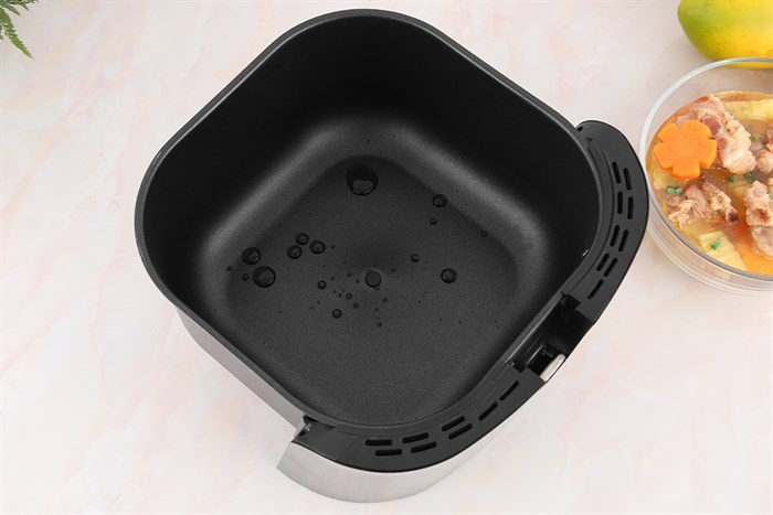 Nồi chiên không dầu Malloca MAF-06 6 lít Màu Bạc