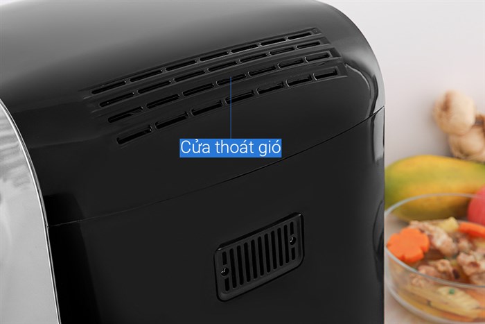 Nồi chiên không dầu Malloca MAF-06 6 lít Màu Bạc