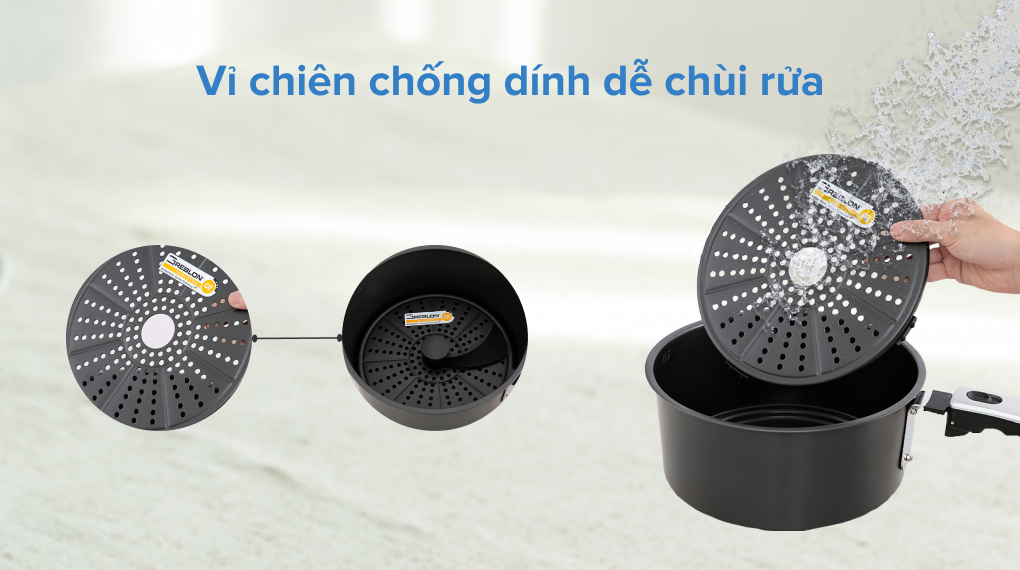 Nồi chiên không dầu Rapido RAF6.5M 6.5 lít
