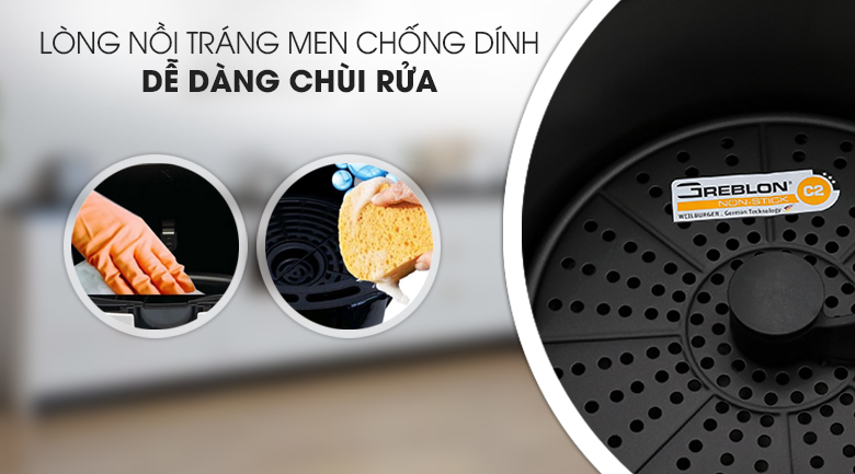 Nồi chiên không dầu Rapido RAF6.5M 6.5 lít - 13