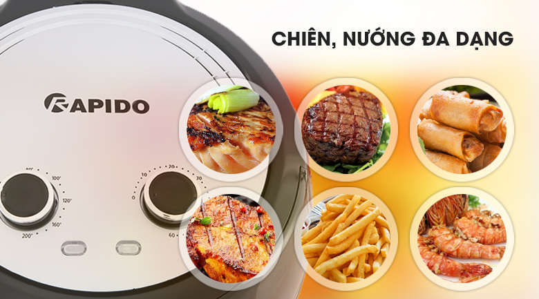 Nồi chiên không dầu Rapido RAF6.5M 6.5 lít - 16