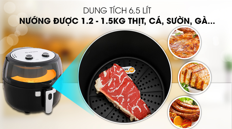 Nồi chiên không dầu Rapido RAF6.5M 6.5 lít - 8