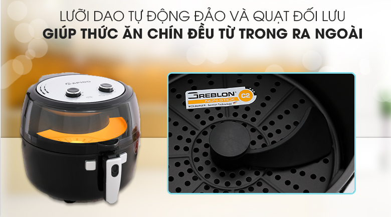 Nồi chiên không dầu Rapido RAF6.5M 6.5 lít - 12