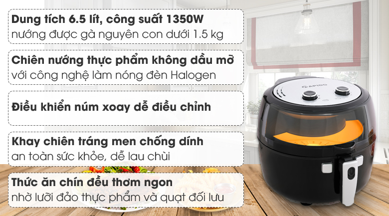 Nồi chiên không dầu Rapido RAF6.5M 6.5 lít - 14
