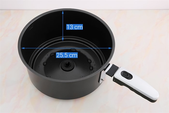 Nồi chiên không dầu Rapido RAF6.5M 6.5 lít Màu Đen