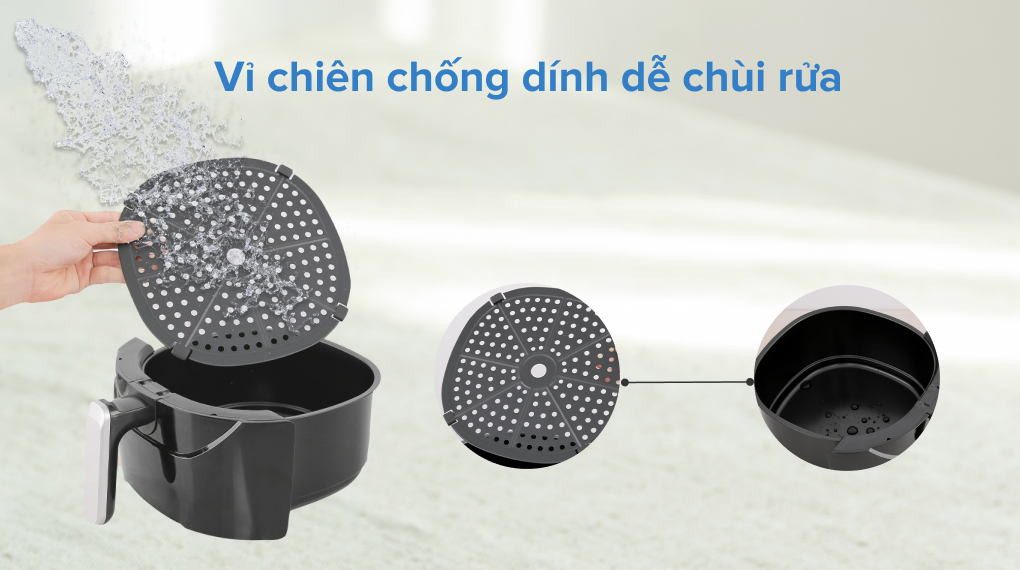 Nồi chiên không dầu Rapido RAF5.0M 5 lít