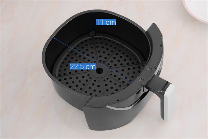 Nồi chiên không dầu Rapido RAF5.0M 5 lít Màu Đen