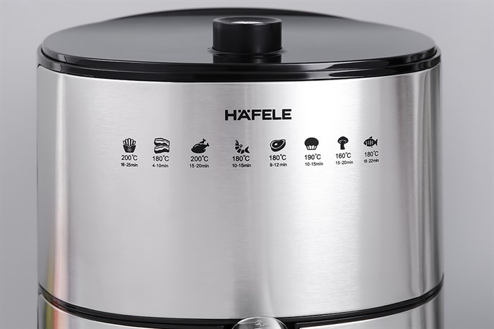 Nồi chiên không dầu Hafele AF-68A (535.43.710) 3.2 lít Màu Đen - Bạc