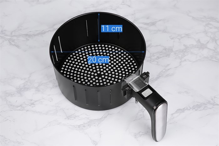 Nồi chiên không dầu Hafele AF-68A (535.43.710) 3.2 lít Màu Đen - Bạc