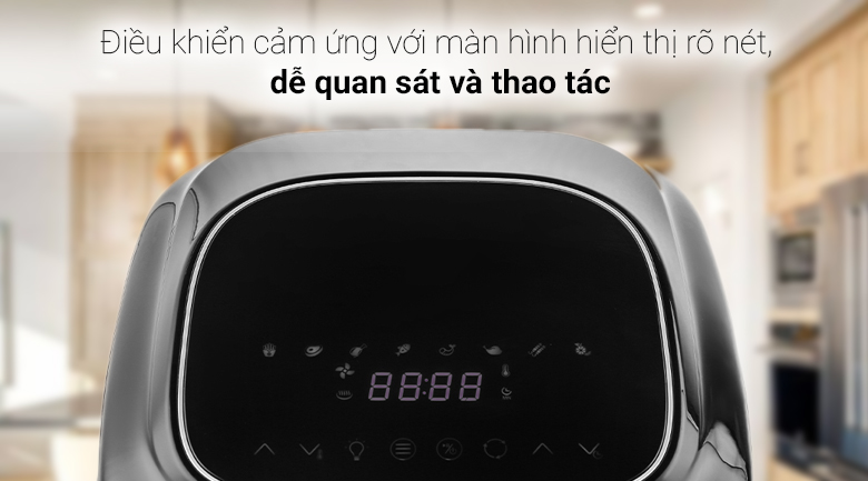 Nồi chiên không dầu Hafele AF-602A 11 lít - Điều khiển cảm ứng cực nhạy