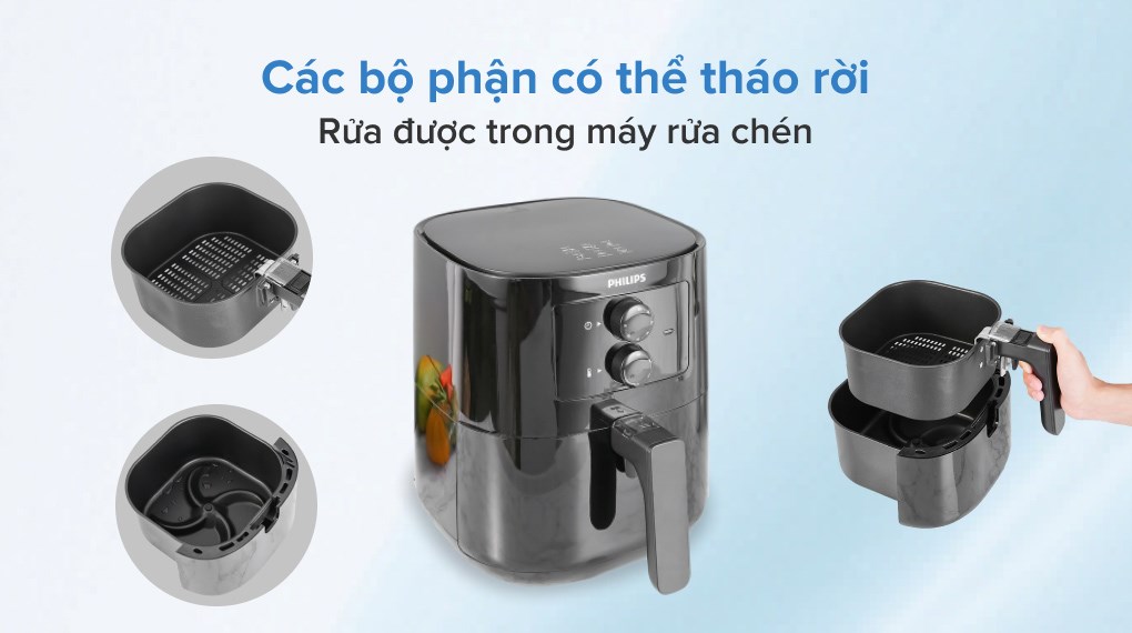 Nồi chiên không dầu Philips 4.1 lít HD9200/90