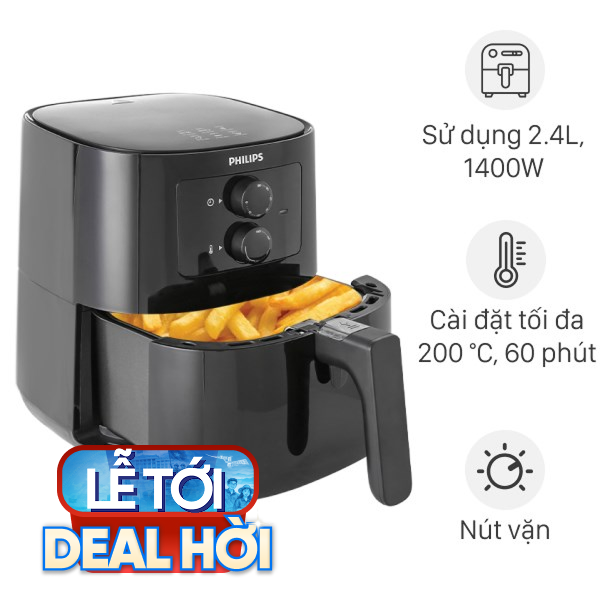 Nồi chiên không dầu Philips 4.1 lít HD9200/90