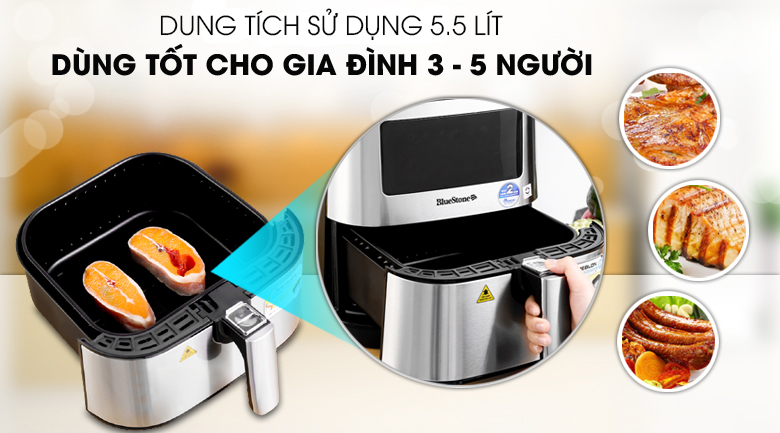 Dung tích sử dụng 5.5 lít