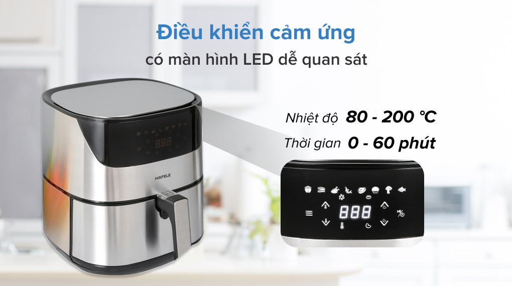 Nồi chiên không dầu Hafele AF-T5A (535.43.712) 5 lít