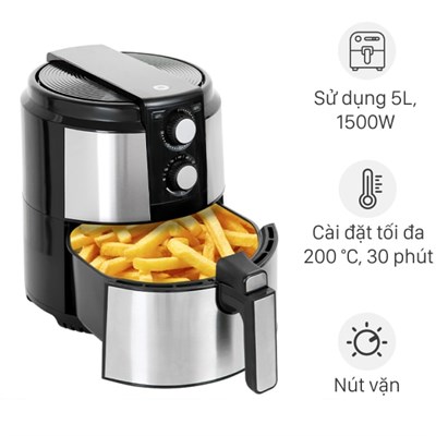 Nồi chiên không dầu Mishio MK-220 5 lít