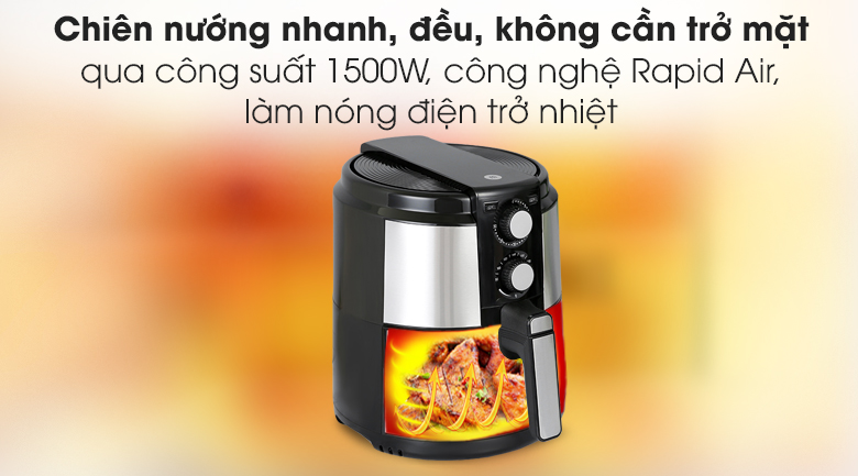 Nồi chiên không dầu Mishio MK-220 5 lít - 7
