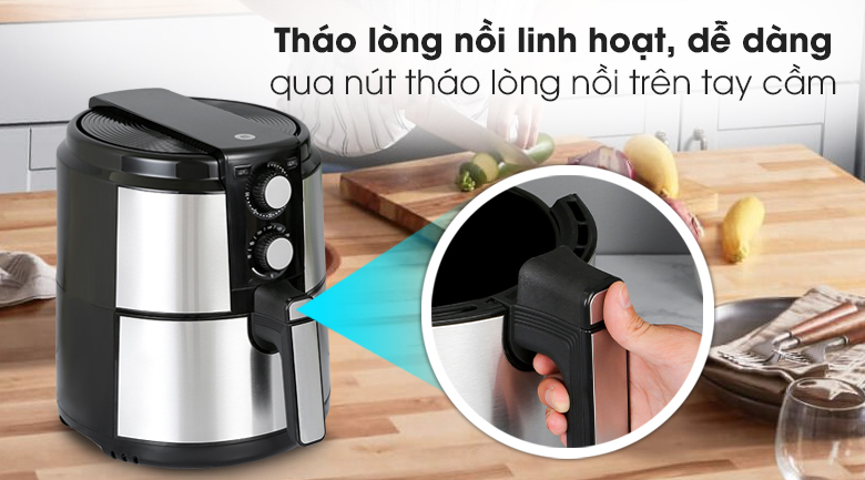Nồi chiên không dầu Mishio MK-220 5 lít - 9