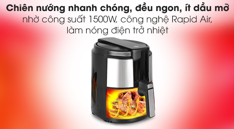 Nồi chiên không dầu Mishio MK-221 5 lít - 13