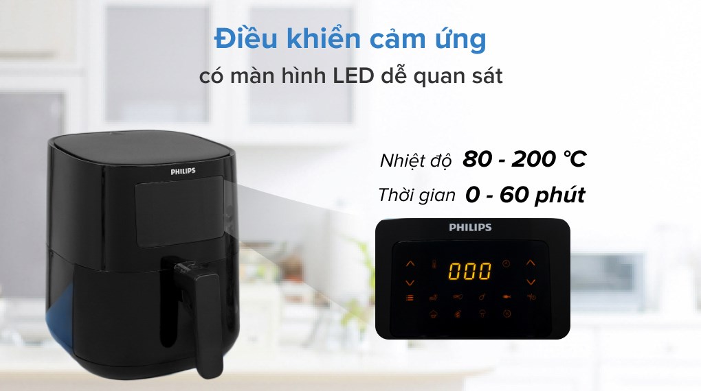 Nồi chiên không dầu Philips HD9252/90 2.4 lít