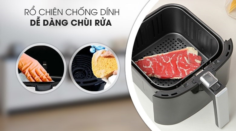 Nồi chiên không dầu AVA 5 lít AF40155D - 11