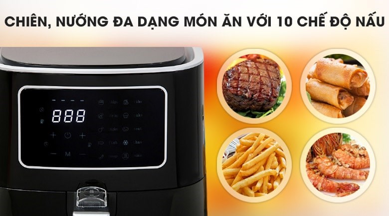 Nồi chiên không dầu AVA 5 lít AF40155D - 10
