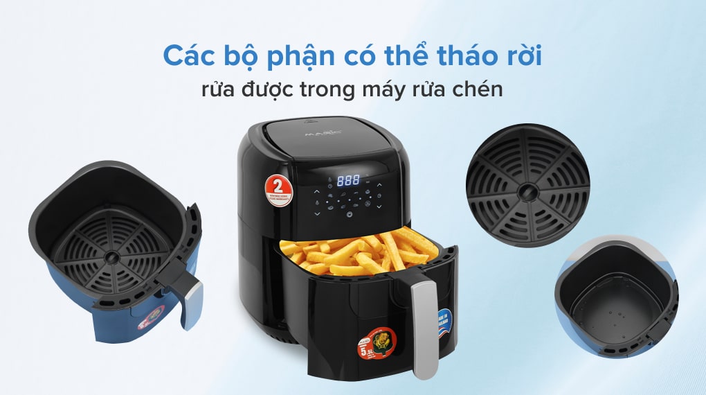 Nồi chiên không dầu Magic Eco 5.5 lít AC-102