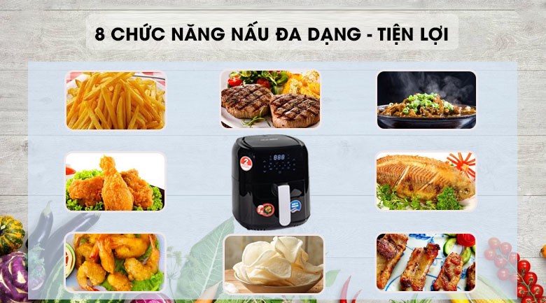 Nồi chiên không dầu Magic Eco 5.5 lít AC-102 - 16