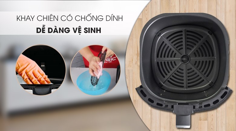 Nồi chiên không dầu Magic Eco 5.5 lít AC-102 - 9