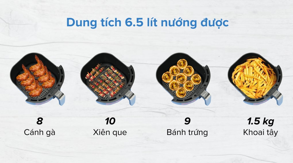 Nồi chiên không dầu Magic A-805 6.5 lít