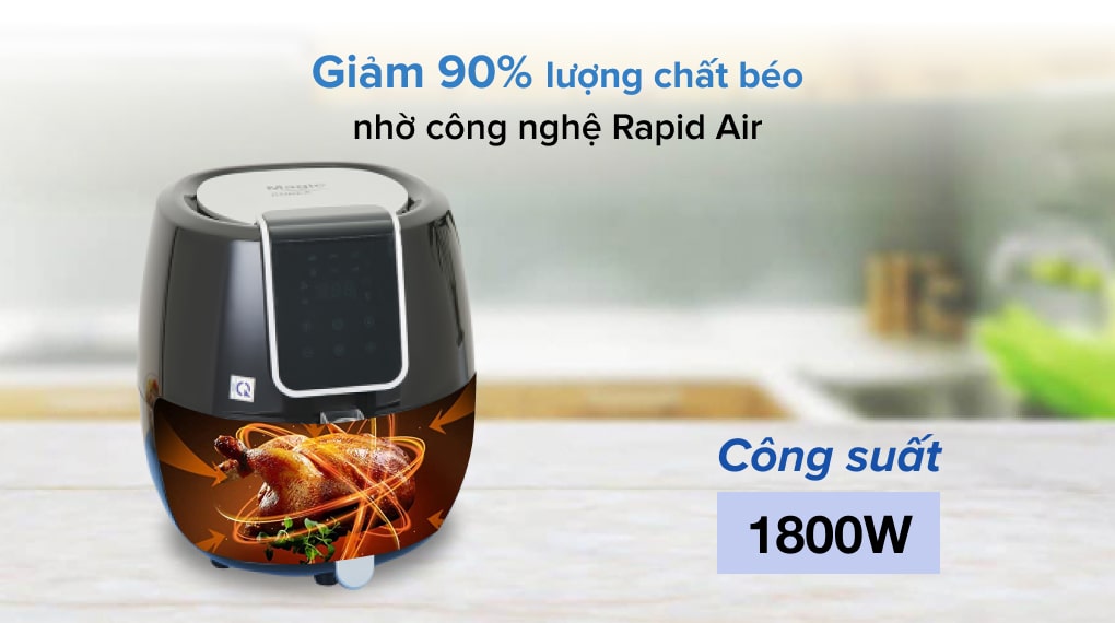 Nồi chiên không dầu Magic A-805 6.5 lít