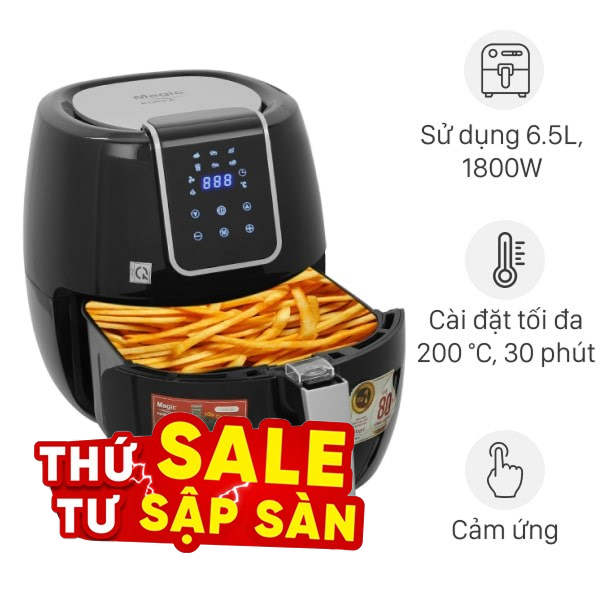 Nồi chiên không dầu Magic 6.5 lít A-805