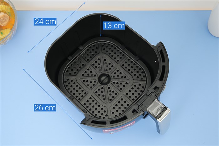 Nồi chiên không dầu Magic 6.5 lít A-805 Màu Đen