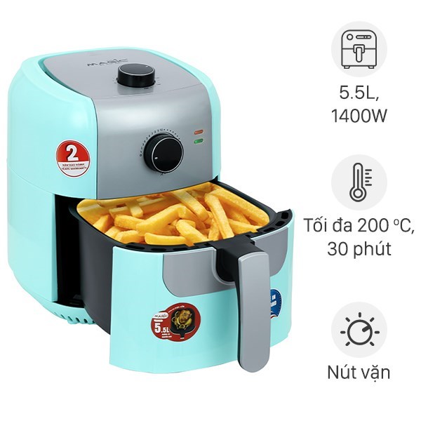 Nồi chiên không dầu Magic Eco AC-101 5.5 lít