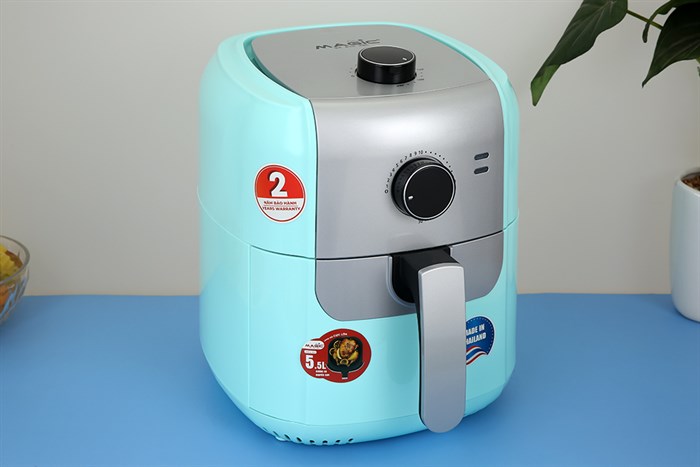 Nồi chiên không dầu Magic Eco AC-101 5.5 lít Màu Xanh ngọc