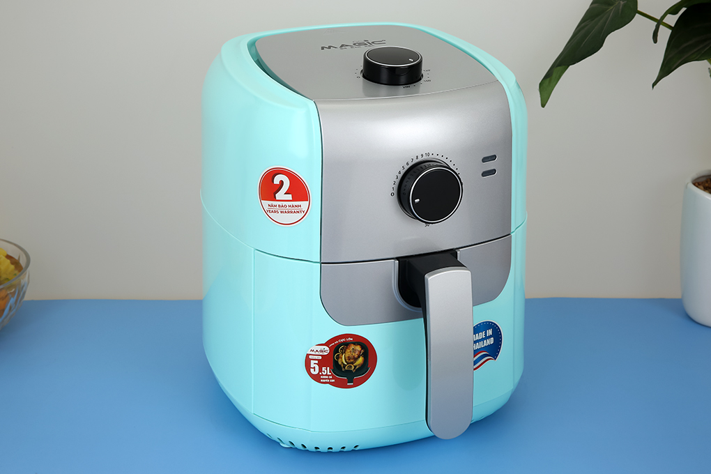 Nồi chiên không dầu Magic Eco AC-101 5.5 lít Màu Xanh ngọc