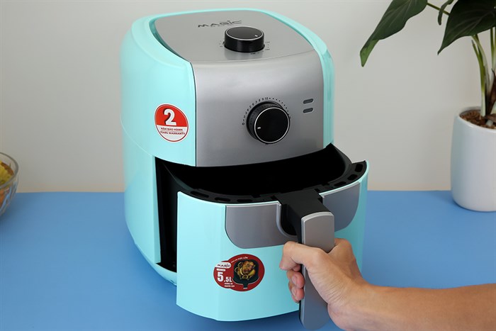 Nồi chiên không dầu Magic Eco AC-101 5.5 lít Màu Xanh ngọc