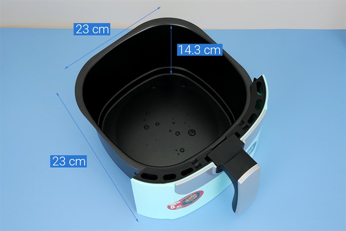 Nồi chiên không dầu Magic Eco AC-101 5.5 lít Màu Xanh ngọc