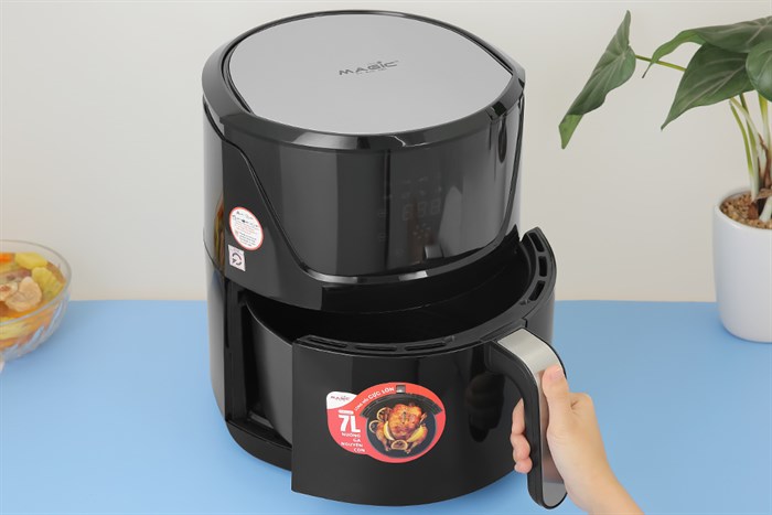 Nồi chiên không dầu Magic Eco AC-121 7 lít Màu Đen