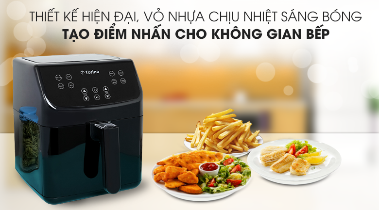 Nồi chiên không dầu Torino TF-JW55A 5.2 lít