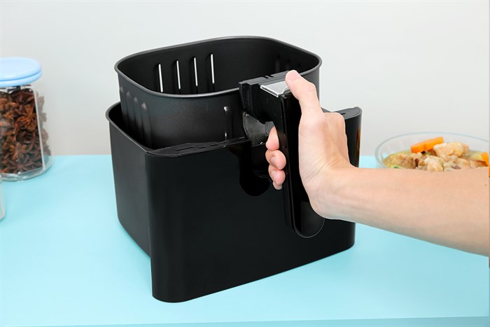 Nồi chiên không dầu Torino TF-JW55A 5.5 lít Màu Đen