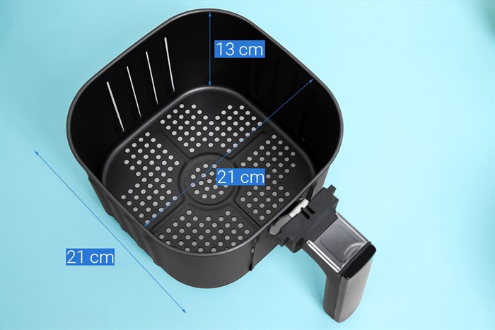 Nồi chiên không dầu Torino TF-JW55A 5.5 lít Màu Đen