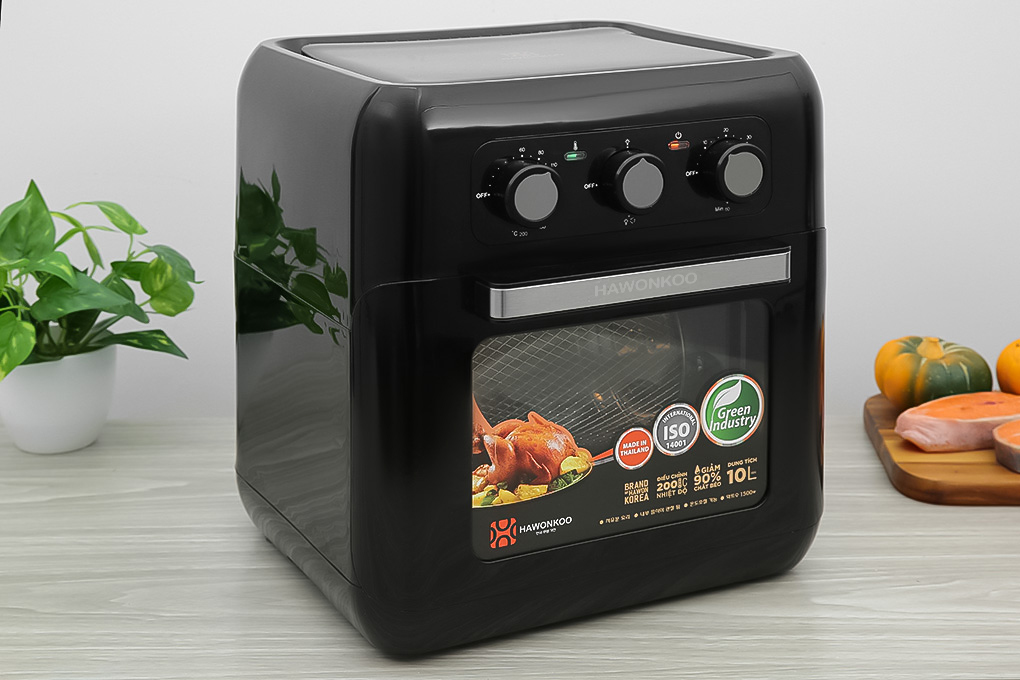 Lò chiên không dầu Hawonkoo 10 lít AFH-100 Màu Đen