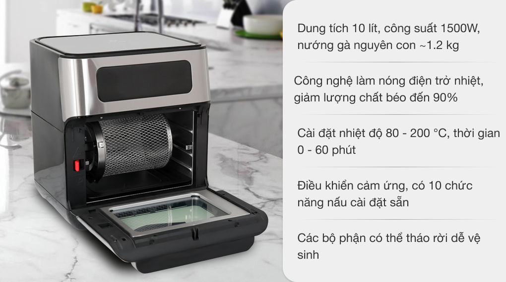 Lò chiên không dầu Hawonkoo AFH-101 10 lít - 10