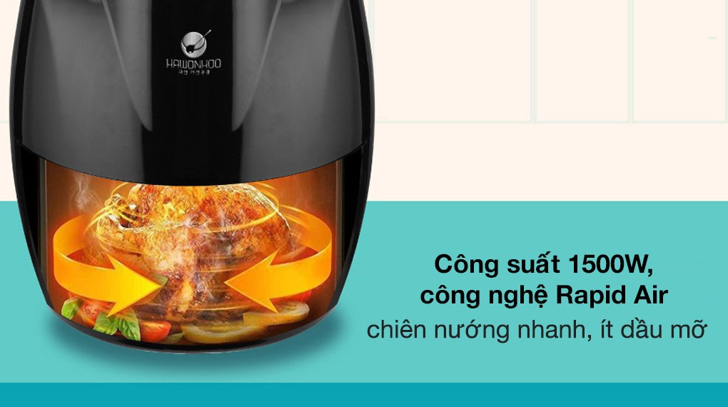 Nồi chiên không dầu Hawonkoo AFH-045 4.5 lít