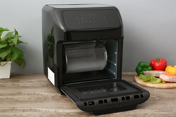 Lò chiên không dầu Mishio MK-281 12 lít Màu Đen