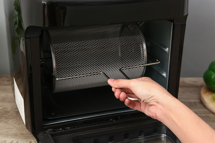 Lò chiên không dầu Mishio MK-281 12 lít Màu Đen