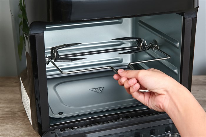 Lò chiên không dầu Mishio MK-281 12 lít Màu Đen